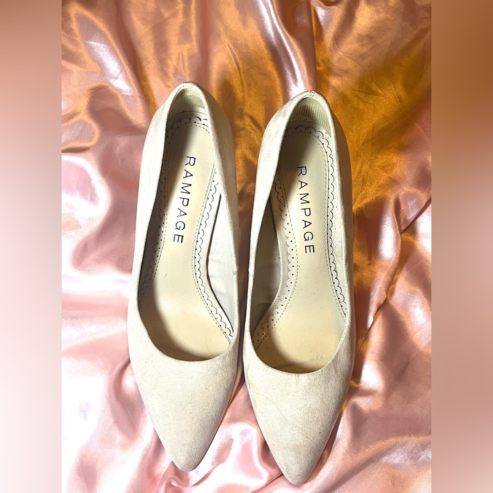 Rampage tan heels